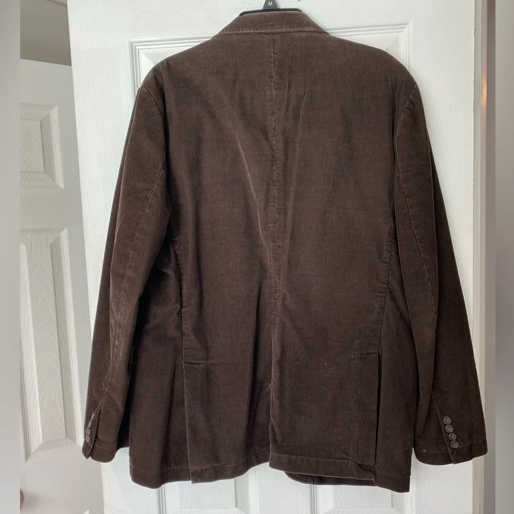🪵J. Crew Men’s Vintage Brown Corduroy Blazer, Large🪵